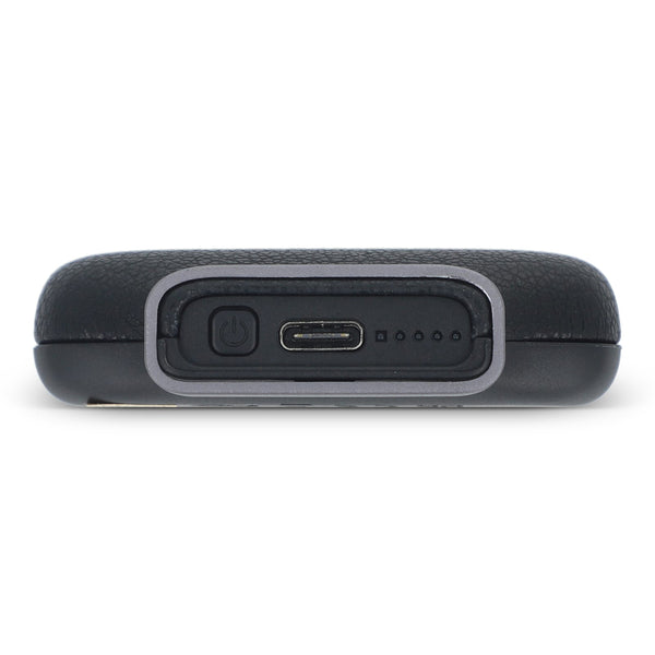 Xoopar Ine Oda Powerbank senza fili compatibile con MagSafe 5000 mAh Nero - personalizzabile con logo