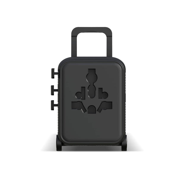 Xoopar Luggie GaN Adattatore da viaggio universale con trolley - personalizzabile con logo