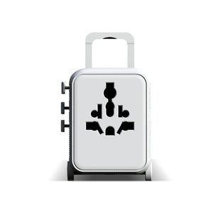 Xoopar Luggie GaN Adattatore da viaggio universale con trolley - personalizzabile con logo