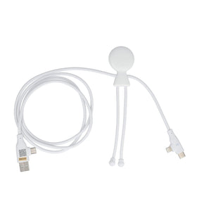 Xoopar Mr. Bio Cavo di ricarica multipla 60 W PD lungo 1.2 metri - personalizzabile con logo