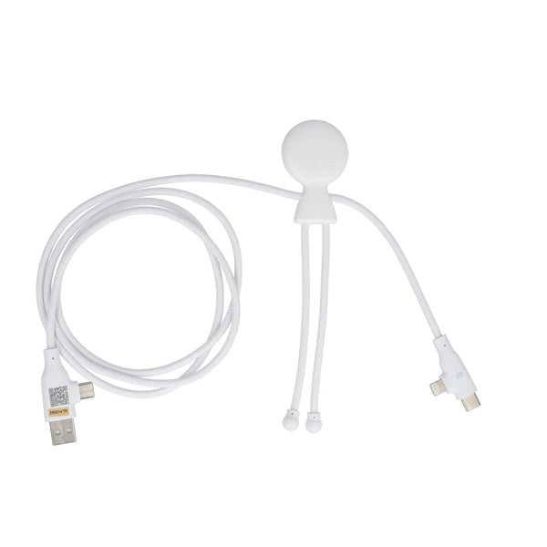 Xoopar Mr. Bio Cavo di ricarica multipla 60 W PD lungo 1.2 metri - personalizzabile con logo