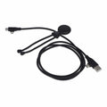 Xoopar Mr. Bio Cavo di ricarica multipla 60 W PD lungo 1.2 metri Nero - personalizzabile con logo
