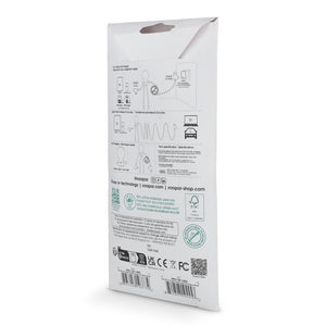 Xoopar Mr Bio Cavo di ricarica multiplo lungo 60 W PD 2 metri Bianco - personalizzabile con logo