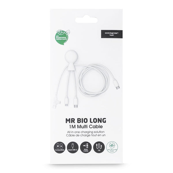 Xoopar Mr. Bio Cavo Multi USB-C lungo 1 metro - personalizzabile con logo