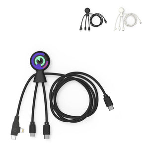 Xoopar Mr. Bio Cavo Multi USB-C lungo 1 metro - personalizzabile con logo