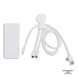 Xoopar Mr. Bio Powerbank e cavo 7.000mAh - personalizzabile con logo