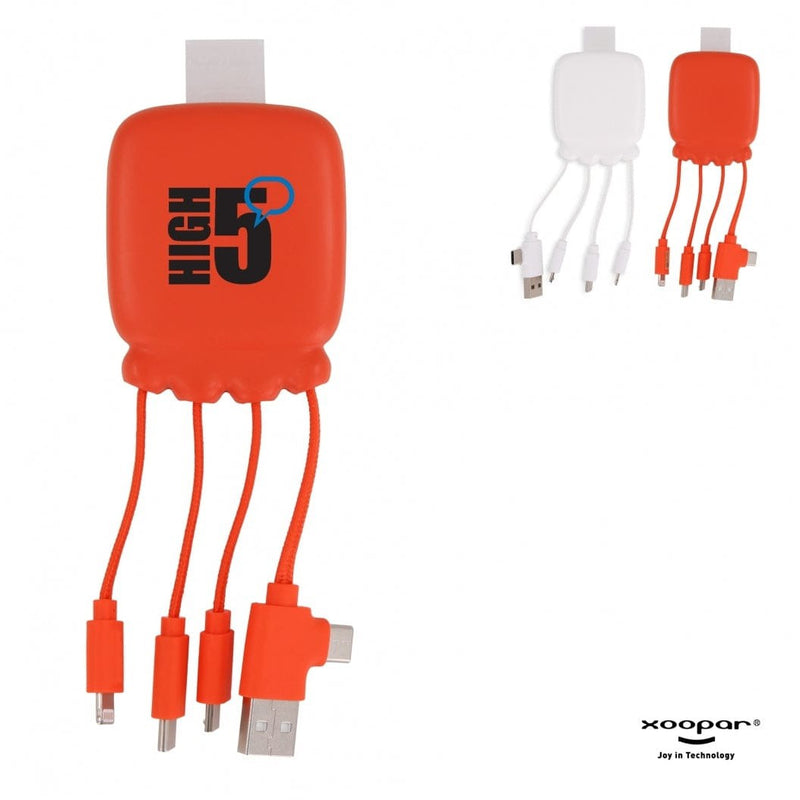 Octopus 2 Bio Cavo con Mini Powerbank - personalizzabile con logo