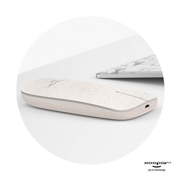Pokket Wireless Mouse natural - personalizzabile con logo