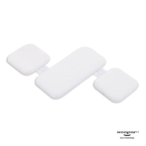 Trafold Caricatore wireless quadruplo 15W Bianco - personalizzabile con logo