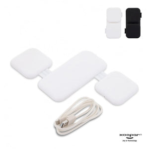 Trafold Caricatore wireless quadruplo 15W - personalizzabile con logo