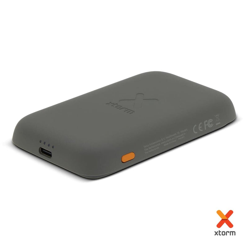 Xtorm Magnetic Wireless Powerbank 5.000mAh 7.5W Grigio - personalizzabile con logo