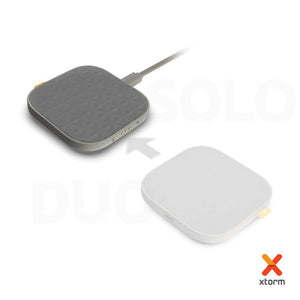 Xtorm Solo Wireless Charger 15W Grigio - personalizzabile con logo