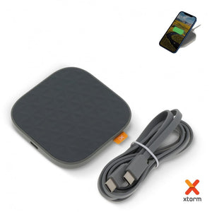 Xtorm Solo Wireless Charger 15W Grigio - personalizzabile con logo