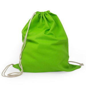 Zainetto Cotone lime / UNICA - personalizzabile con logo