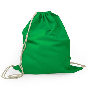 Zainetto Cotone verde / UNICA - personalizzabile con logo