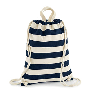 Zainetto Marina natural/navy / UNICA - personalizzabile con logo