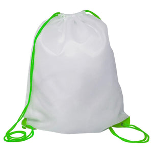 Zainetto Promo white/lime / UNICA - personalizzabile con logo