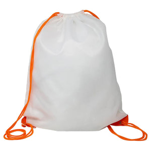 Zainetto Promo white/orange / UNICA - personalizzabile con logo