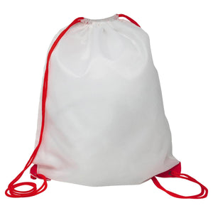 Zainetto Promo white/red / UNICA - personalizzabile con logo