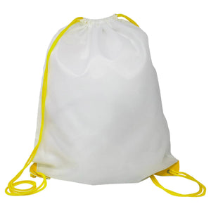 Zainetto Promo white/yellow / UNICA - personalizzabile con logo