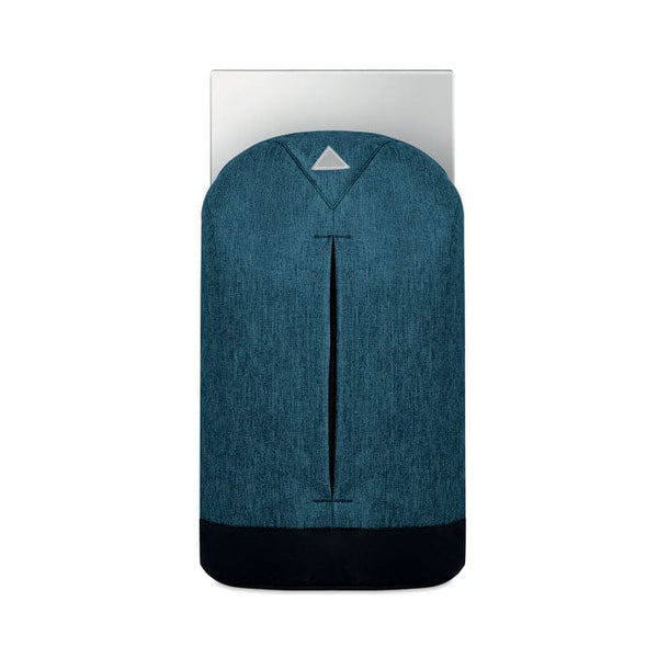 Zaino antifurto con comparto per laptop 13'' blu - personalizzabile con logo