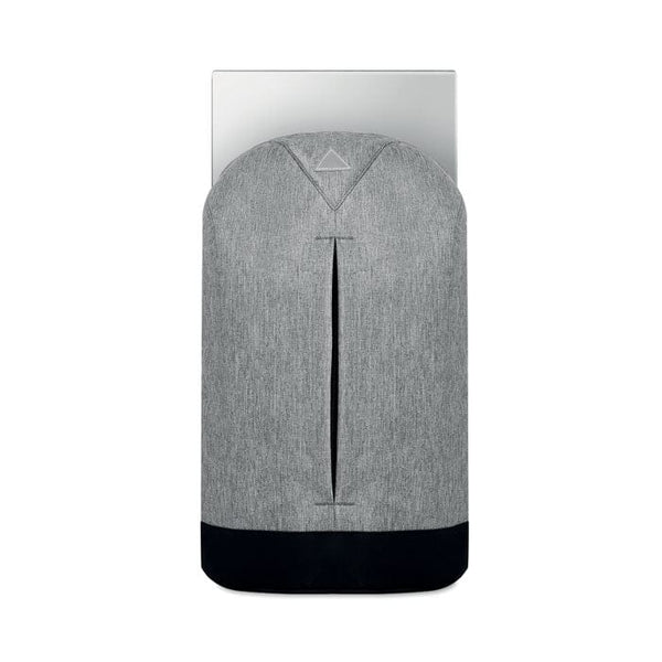 Zaino antifurto con comparto per laptop 13'' grigio - personalizzabile con logo