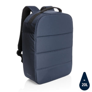 Zaino antifurto per PC 15,6" Impact AWARE ™ RPET blu navy - personalizzabile con logo