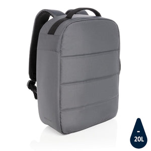 Zaino antifurto per PC 15,6" Impact AWARE ™ RPET grigio scuro - personalizzabile con logo