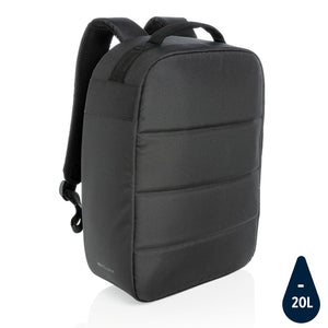 Zaino antifurto per PC 15,6" Impact AWARE ™ RPET nero - personalizzabile con logo