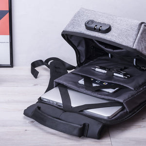 Zaino Antifurto Ranley grey - personalizzabile con logo