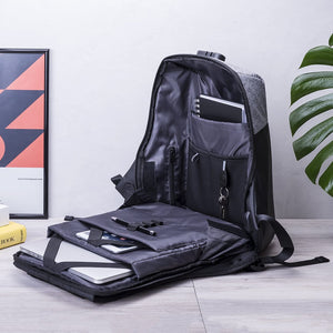 Zaino Antifurto Ranley grey - personalizzabile con logo