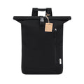 Zaino Antrim rolltop nero - personalizzabile con logo