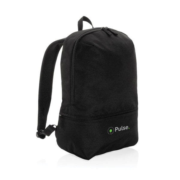 Zaino/borsa termico 2 in 1 Impact Aware™ nero - personalizzabile con logo