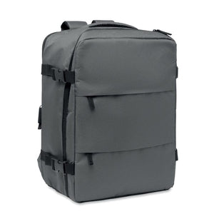 Zaino cabina estensibile 20L grigio - personalizzabile con logo
