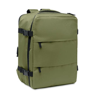Zaino cabina estensibile 20L verde - personalizzabile con logo