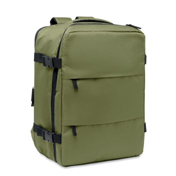 Zaino cabina estensibile 20L verde - personalizzabile con logo