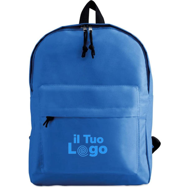 Zaino royal con tasca esterna - personalizzabile con logo