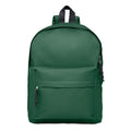 Zaino con tasca esterna verde - personalizzabile con logo