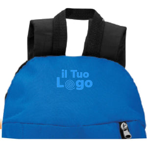 Zaino con tasca frontale - personalizzabile con logo