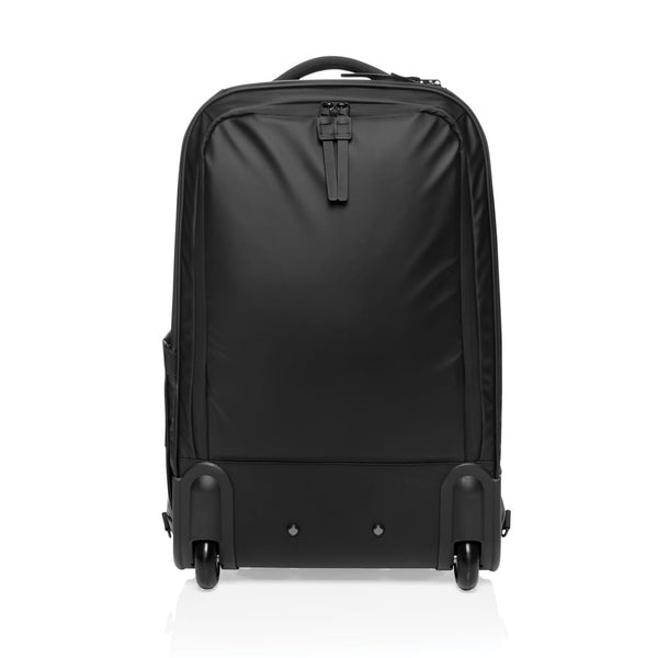 Zaino da cabina Swiss Peak OSLO RCS con ruote nero - personalizzabile con logo