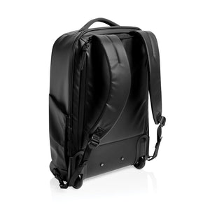 Zaino da cabina Swiss Peak OSLO RCS con ruote nero - personalizzabile con logo