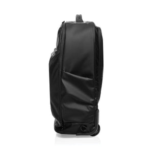 Zaino da cabina Swiss Peak OSLO RCS con ruote nero - personalizzabile con logo