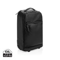 Zaino da cabina Swiss Peak OSLO RCS con ruote nero - personalizzabile con logo