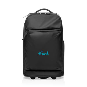 Zaino da cabina Swiss Peak OSLO RCS con ruote nero - personalizzabile con logo
