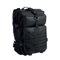 Zaino da esterno 600D RPET Nero - personalizzabile con logo