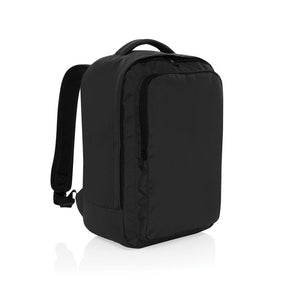 Zaino da viaggio Ace Free On Board in rPET Aware™ nero - personalizzabile con logo