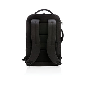 Zaino da viaggio weekend Swiss Peak AWARE™ XXL nero - personalizzabile con logo