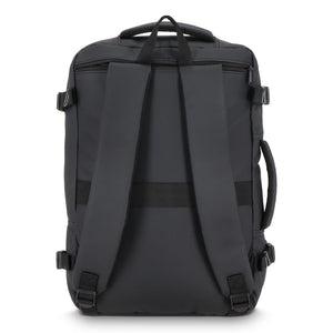 Zaino Dalston rivestito in PU Zaino sottovuoto 30 x 15 x 45 cm 20 L Nero - personalizzabile con logo