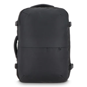 Zaino Dalston rivestito in PU Zaino sottovuoto 30 x 15 x 45 cm 20 L Nero - personalizzabile con logo