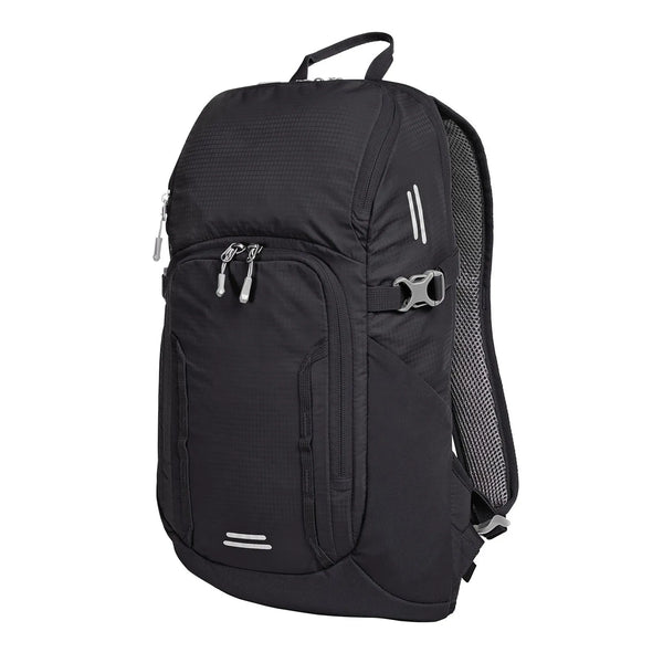 Zaino Daypack Outdoor nero - personalizzabile con logo